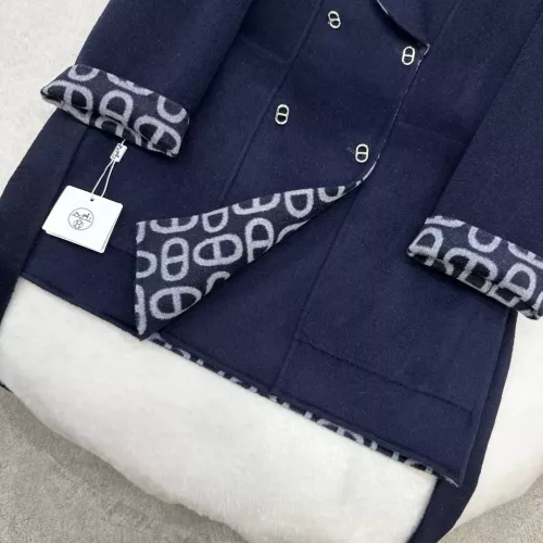 Cheap Hermes Coat Long Sleeved For Women #1366336 Replica Wholesale [$297.52 USD] [ITEM#1366336] on Replica Hermes Coat