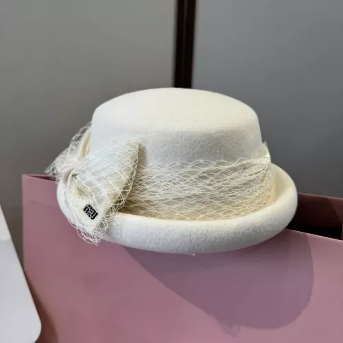 Cheap MIU MIU Caps #1366397 Replica Wholesale [$56.00 USD] [ITEM#1366397] on Replica MIU MIU Caps