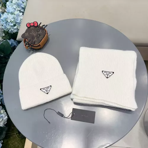 Cheap Prada Hat and Scarf Set #1366507 Replica Wholesale [$56.00 USD] [ITEM#1366507] on Replica Prada Hat and Scarf and Glove Set