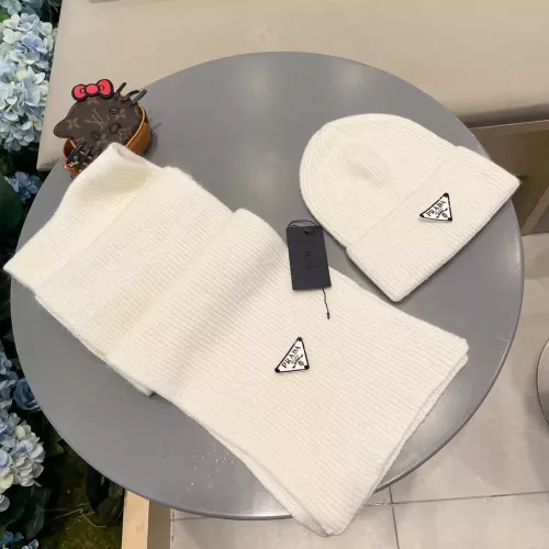 Cheap Prada Hat and Scarf Set #1366507 Replica Wholesale [$56.00 USD] [ITEM#1366507] on Replica Prada Hat and Scarf and Glove Set