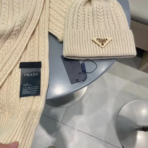 Cheap Prada Hat and Scarf Set #1366510 Replica Wholesale [$64.00 USD] [ITEM#1366510] on Replica Prada Hat and Scarf and Glove Set