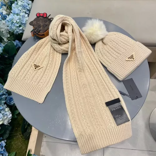Cheap Prada Hat and Scarf Set #1366510 Replica Wholesale [$64.00 USD] [ITEM#1366510] on Replica Prada Hat and Scarf and Glove Set