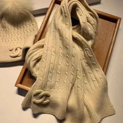 Cheap Chanel Hat and Scarf Set #1366533 Replica Wholesale [$68.00 USD] [ITEM#1366533] on Replica Chanel Hat and Scarf and Glove Set