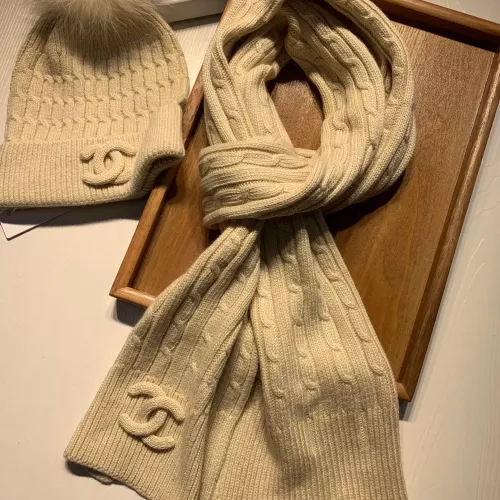 Cheap Chanel Hat and Scarf Set #1366533 Replica Wholesale [$68.00 USD] [ITEM#1366533] on Replica Chanel Hat and Scarf and Glove Set