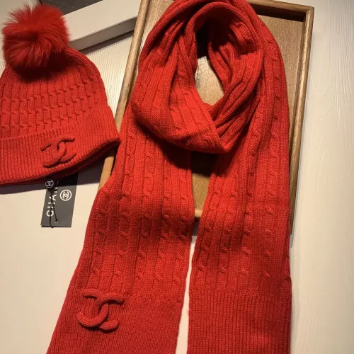 Cheap Chanel Hat and Scarf Set #1366534 Replica Wholesale [$68.00 USD] [ITEM#1366534] on Replica Chanel Hat and Scarf and Glove Set