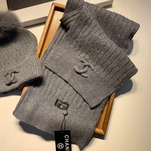 Cheap Chanel Hat and Scarf Set #1366536 Replica Wholesale [$68.00 USD] [ITEM#1366536] on Replica Chanel Hat and Scarf and Glove Set
