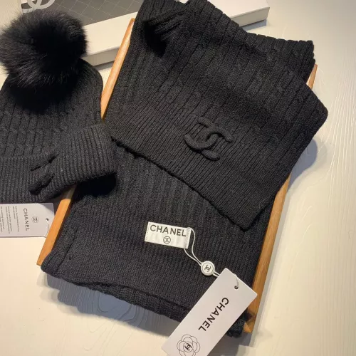 Cheap Chanel Hat and Scarf Set #1366537 Replica Wholesale [$68.00 USD] [ITEM#1366537] on Replica Chanel Hat and Scarf and Glove Set