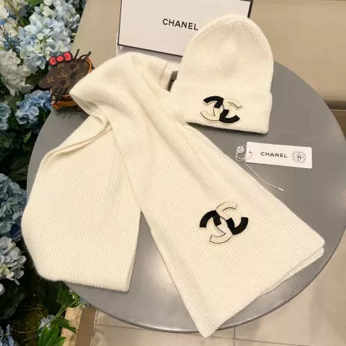 Cheap Chanel Hat and Scarf Set #1366538 Replica Wholesale [$64.00 USD] [ITEM#1366538] on Replica Chanel Hat and Scarf and Glove Set