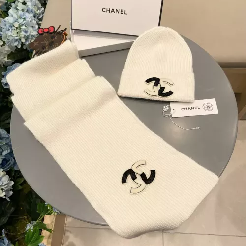 Cheap Chanel Hat and Scarf Set #1366538 Replica Wholesale [$64.00 USD] [ITEM#1366538] on Replica Chanel Hat and Scarf and Glove Set