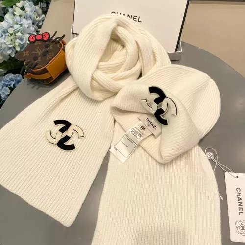Cheap Chanel Hat and Scarf Set #1366538 Replica Wholesale [$64.00 USD] [ITEM#1366538] on Replica Chanel Hat and Scarf and Glove Set
