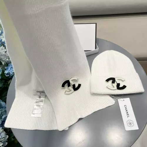 Cheap Chanel Hat and Scarf Set #1366538 Replica Wholesale [$64.00 USD] [ITEM#1366538] on Replica Chanel Hat and Scarf and Glove Set