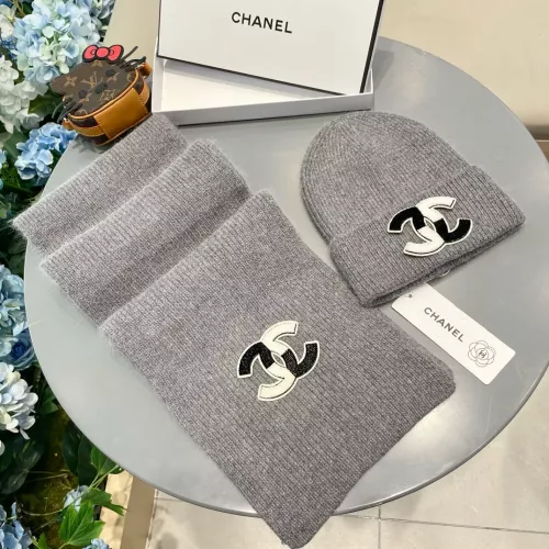Cheap Chanel Hat and Scarf Set #1366539 Replica Wholesale [$64.00 USD] [ITEM#1366539] on Replica Chanel Hat and Scarf and Glove Set