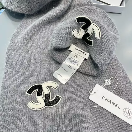 Cheap Chanel Hat and Scarf Set #1366539 Replica Wholesale [$64.00 USD] [ITEM#1366539] on Replica Chanel Hat and Scarf and Glove Set