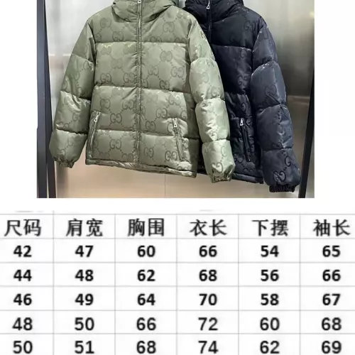 Cheap Gucci Down Feather Coat Long Sleeved For Unisex #1366569 Replica Wholesale [$160.00 USD] [ITEM#1366569] on Replica Gucci Down Feather Coat