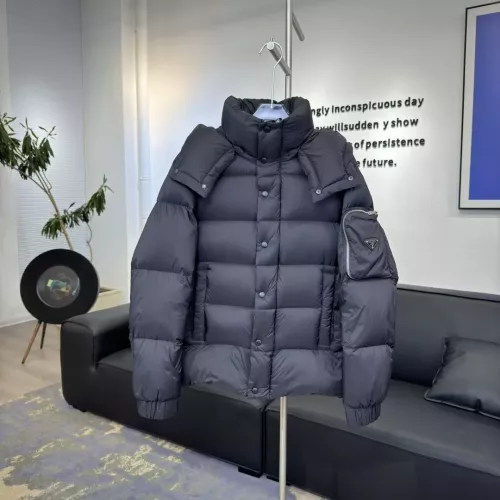 Prada Down Feather Coat Long Sleeved For Unisex #1366582
