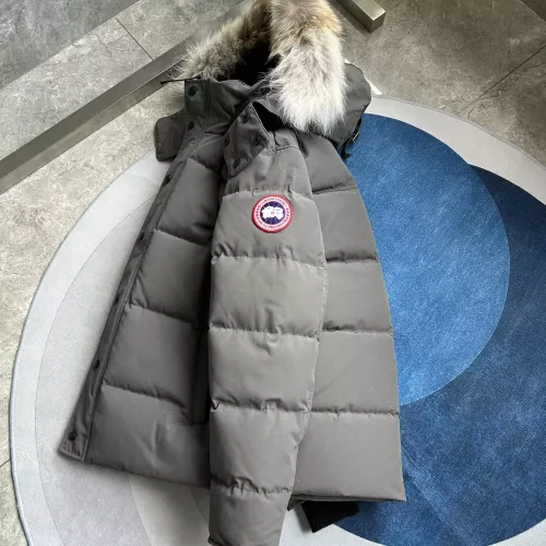 Cheap Canada Goose Down Feather Coat Long Sleeved For Men #1366610 Replica Wholesale [$160.00 USD] [ITEM#1366610] on Replica Canada Goose Down Feather Coat