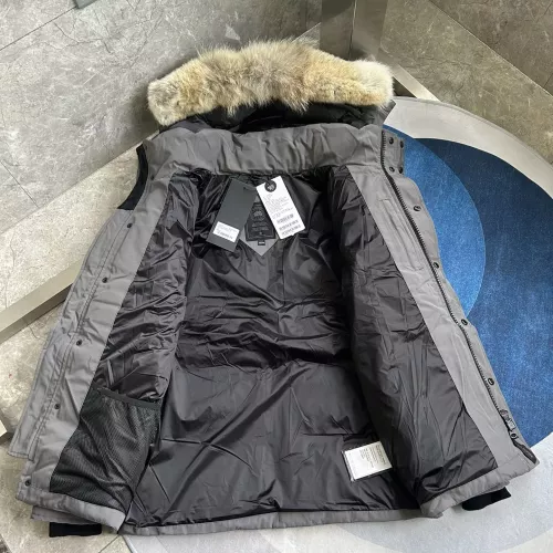 Cheap Canada Goose Down Feather Coat Long Sleeved For Men #1366611 Replica Wholesale [$160.00 USD] [ITEM#1366611] on Replica Canada Goose Down Feather Coat