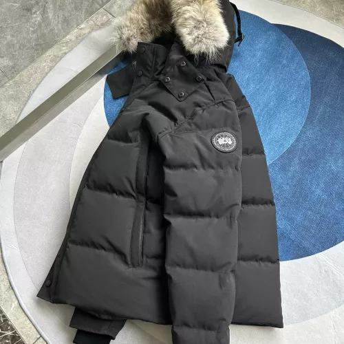 Cheap Canada Goose Down Feather Coat Long Sleeved For Men #1366613 Replica Wholesale [$160.00 USD] [ITEM#1366613] on Replica Canada Goose Down Feather Coat