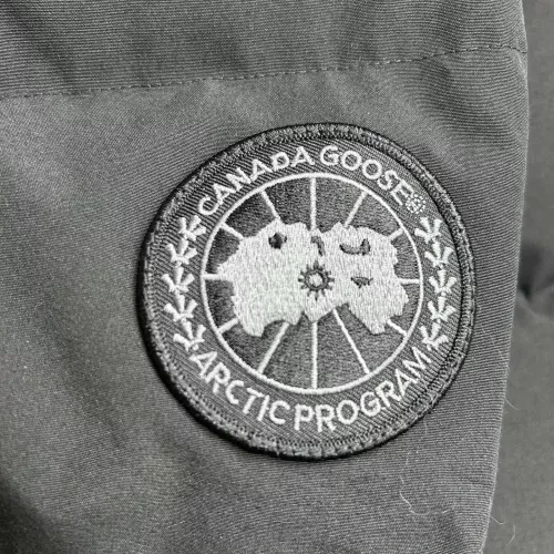 Cheap Canada Goose Down Feather Coat Long Sleeved For Men #1366613 Replica Wholesale [$160.00 USD] [ITEM#1366613] on Replica Canada Goose Down Feather Coat