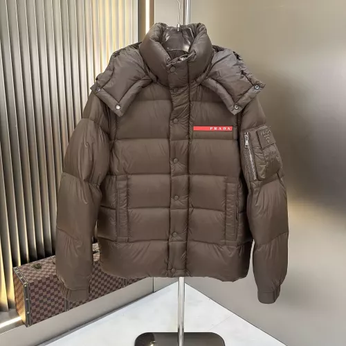 Cheap Prada Down Feather Coat Long Sleeved For Men #1366648 Replica Wholesale [$225.00 USD] [ITEM#1366648] on Replica Prada Down Feather Coat