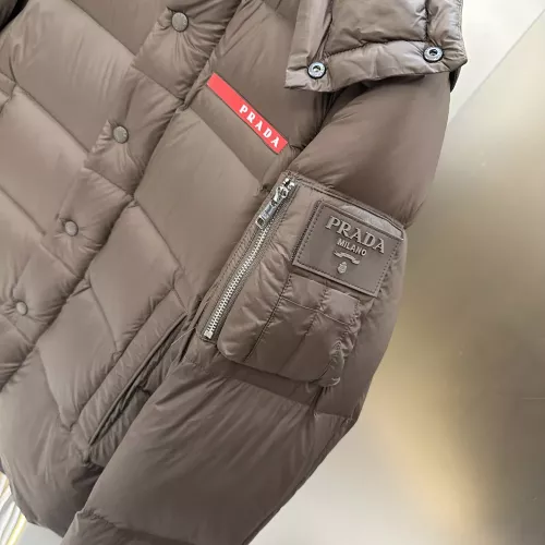 Cheap Prada Down Feather Coat Long Sleeved For Men #1366648 Replica Wholesale [$225.00 USD] [ITEM#1366648] on Replica Prada Down Feather Coat