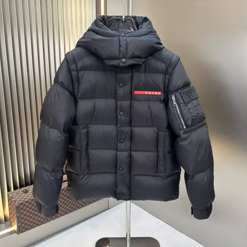 Prada Down Feather Coat Long Sleeved For Men #1366649