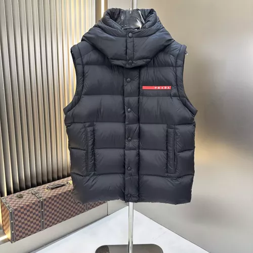 Cheap Prada Down Feather Coat Long Sleeved For Men #1366649 Replica Wholesale [$225.00 USD] [ITEM#1366649] on Replica Prada Down Feather Coat