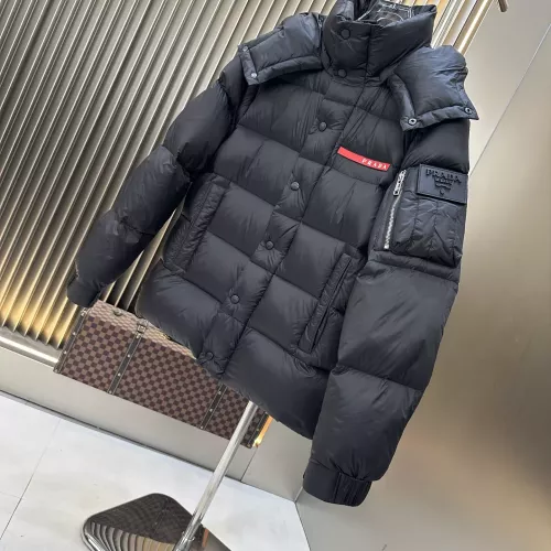 Cheap Prada Down Feather Coat Long Sleeved For Men #1366649 Replica Wholesale [$225.00 USD] [ITEM#1366649] on Replica Prada Down Feather Coat