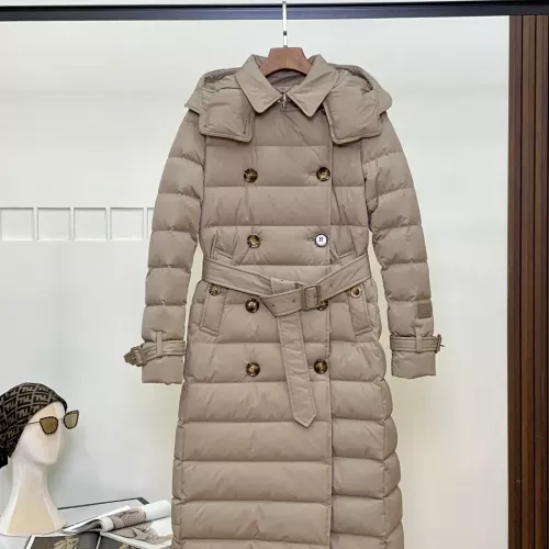 Cheap Burberry Down Feather Coat Long Sleeved For Women #1366697 Replica Wholesale [$257.85 USD] [ITEM#1366697] on Replica Burberry Down Feather Coat