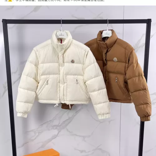 Cheap Moncler Down Feather Coat Long Sleeved For Women #1366755 Replica Wholesale [$180.00 USD] [ITEM#1366755] on Replica Moncler Down Feather Coat