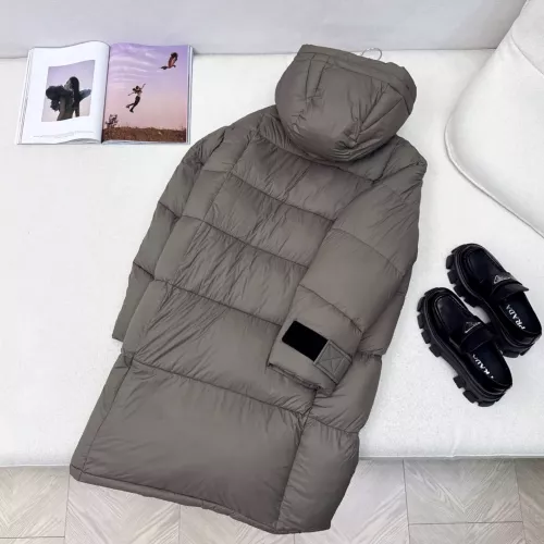 Cheap Prada Down Feather Coat Long Sleeved For Women #1366766 Replica Wholesale [$257.85 USD] [ITEM#1366766] on Replica Prada Down Feather Coat