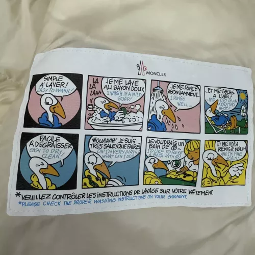 Cheap Moncler Down Feather Coat Long Sleeved For Women #1366774 Replica Wholesale [$172.00 USD] [ITEM#1366774] on Replica Moncler Down Feather Coat