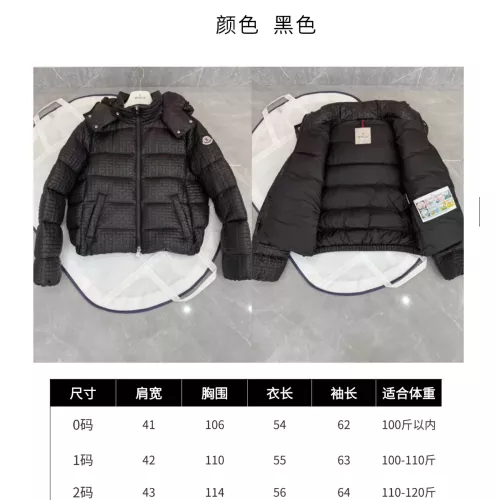 Cheap Moncler Down Feather Coat Long Sleeved For Women #1366775 Replica Wholesale [$172.00 USD] [ITEM#1366775] on Replica Moncler Down Feather Coat