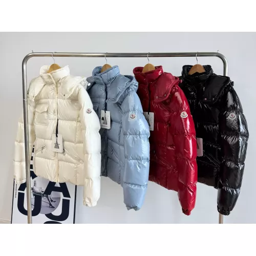 Cheap Moncler Down Feather Coat Long Sleeved For Women #1366779 Replica Wholesale [$170.00 USD] [ITEM#1366779] on Replica Moncler Down Feather Coat