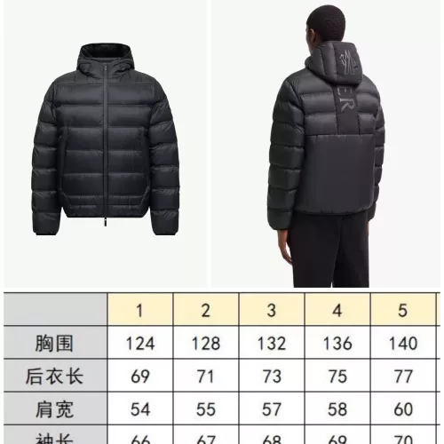Cheap Moncler Down Feather Coat Long Sleeved For Men #1366829 Replica Wholesale [$192.00 USD] [ITEM#1366829] on Replica Moncler Down Feather Coat