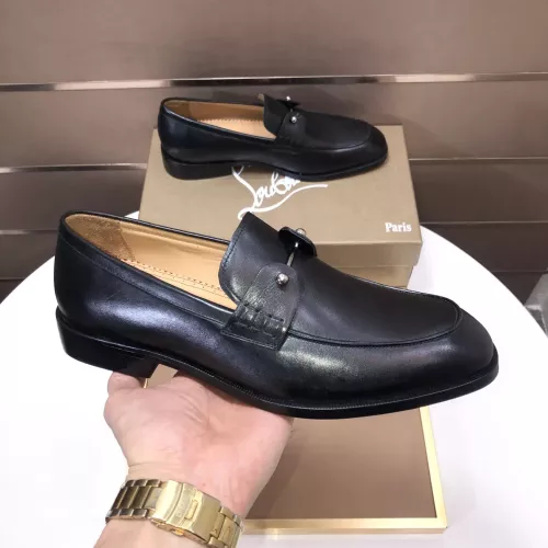 Cheap Christian Louboutin Leather Shoes For Men #1367035 Replica Wholesale [$112.00 USD] [ITEM#1367035] on Replica Christian Louboutin Leather Shoes