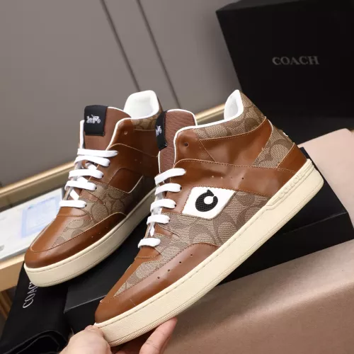 Cheap Coach High Tops Shoes For Men #1367260 Replica Wholesale [$85.00 USD] [ITEM#1367260] on Replica Coach High Tops Shoes