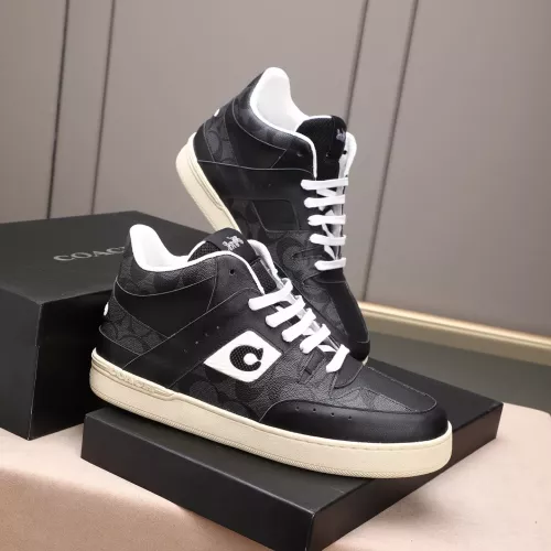 Cheap Coach High Tops Shoes For Men #1367261 Replica Wholesale [$85.00 USD] [ITEM#1367261] on Replica Coach High Tops Shoes