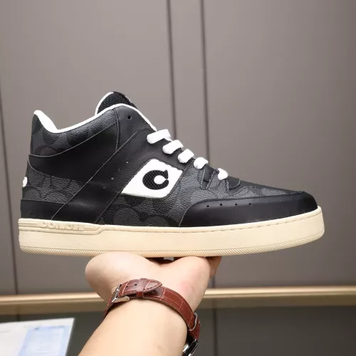 Cheap Coach High Tops Shoes For Men #1367261 Replica Wholesale [$85.00 USD] [ITEM#1367261] on Replica Coach High Tops Shoes