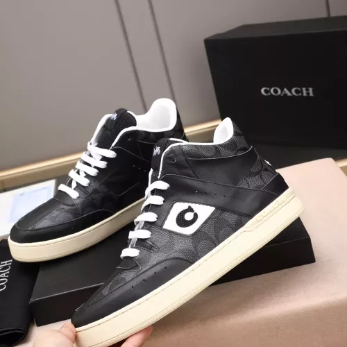 Cheap Coach High Tops Shoes For Men #1367261 Replica Wholesale [$85.00 USD] [ITEM#1367261] on Replica Coach High Tops Shoes