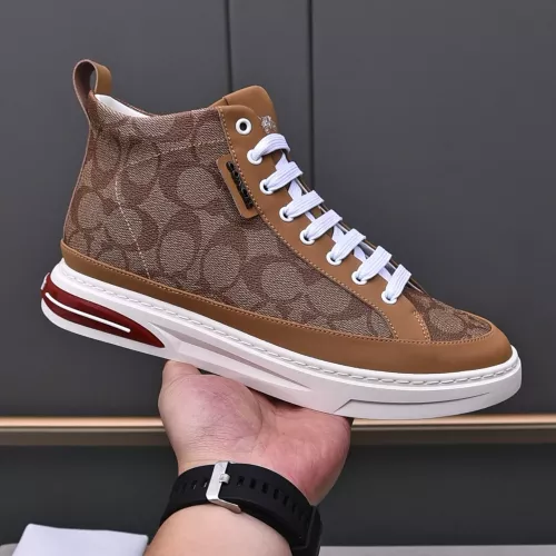 Cheap Coach High Tops Shoes For Men #1367262 Replica Wholesale [$85.00 USD] [ITEM#1367262] on Replica Coach High Tops Shoes