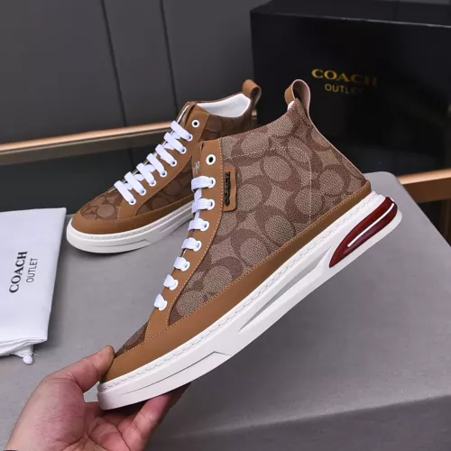 Cheap Coach High Tops Shoes For Men #1367262 Replica Wholesale [$85.00 USD] [ITEM#1367262] on Replica Coach High Tops Shoes