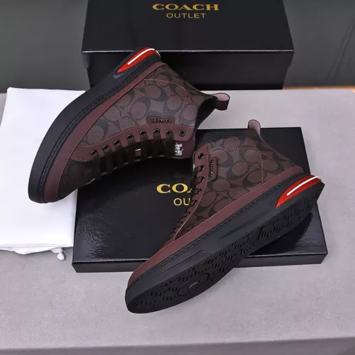 Cheap Coach High Tops Shoes For Men #1367263 Replica Wholesale [$85.00 USD] [ITEM#1367263] on Replica Coach High Tops Shoes