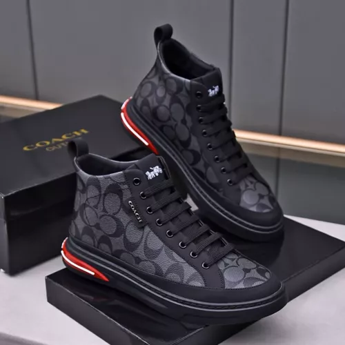 Cheap Coach High Tops Shoes For Men #1367264 Replica Wholesale [$85.00 USD] [ITEM#1367264] on Replica Coach High Tops Shoes