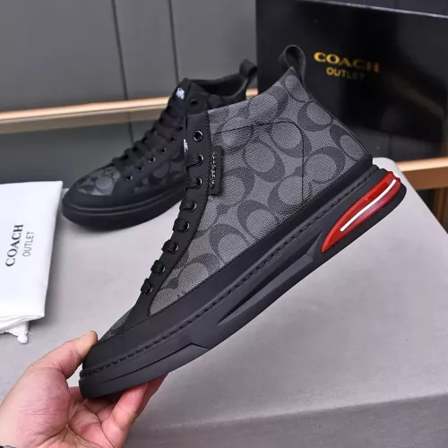Cheap Coach High Tops Shoes For Men #1367264 Replica Wholesale [$85.00 USD] [ITEM#1367264] on Replica Coach High Tops Shoes
