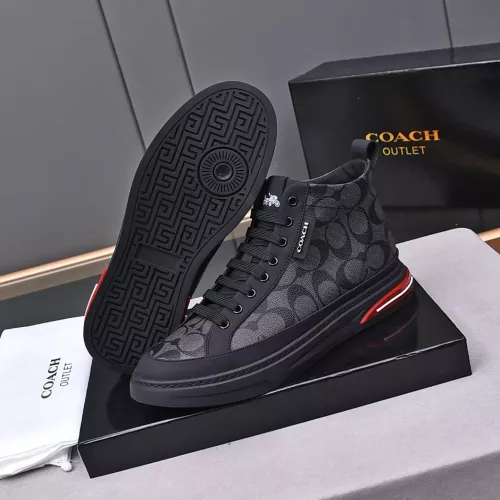 Cheap Coach High Tops Shoes For Men #1367264 Replica Wholesale [$85.00 USD] [ITEM#1367264] on Replica Coach High Tops Shoes
