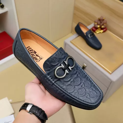 Cheap Salvatore Ferragamo Leather Shoes For Men #1367299 Replica Wholesale [$72.00 USD] [ITEM#1367299] on Replica Salvatore Ferragamo Leather Shoes