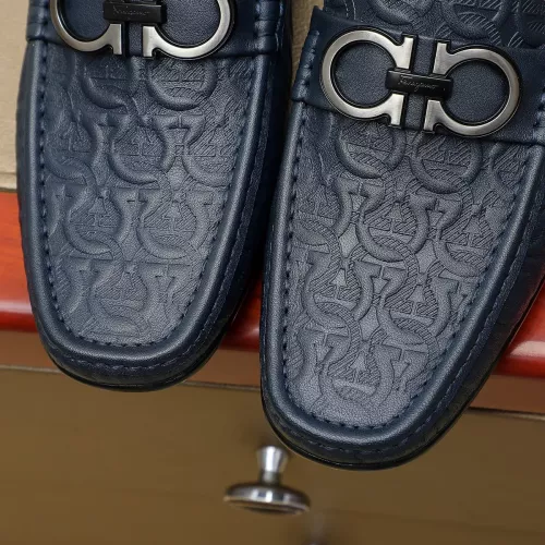 Cheap Salvatore Ferragamo Leather Shoes For Men #1367299 Replica Wholesale [$72.00 USD] [ITEM#1367299] on Replica Salvatore Ferragamo Leather Shoes