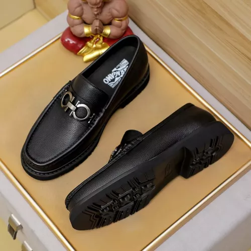 Cheap Salvatore Ferragamo Leather Shoes For Men #1367301 Replica Wholesale [$96.00 USD] [ITEM#1367301] on Replica Salvatore Ferragamo Leather Shoes