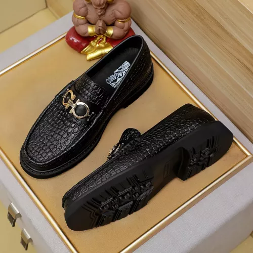 Cheap Salvatore Ferragamo Leather Shoes For Men #1367304 Replica Wholesale [$96.00 USD] [ITEM#1367304] on Replica Salvatore Ferragamo Leather Shoes